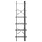 vidaXL Storage Shelf Concrete Grey 60x30x210cm Engineered Wood