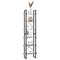 vidaXL Storage Shelf Concrete Grey 60x30x210cm Engineered Wood