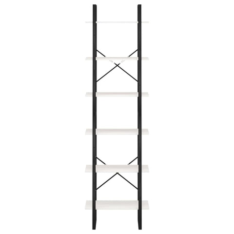 vidaXL Storage Shelf White 60x30x210 cm Solid Wood Pine