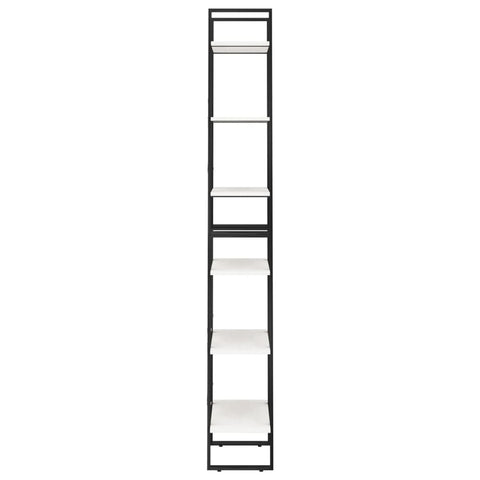 vidaXL Storage Shelf White 60x30x210 cm Solid Wood Pine