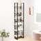 vidaXL Storage Shelf White 60x30x210 cm Solid Wood Pine