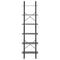 vidaXL Storage Shelf Grey 60x30x210 cm Solid Wood Pine