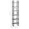 vidaXL Storage Shelf Grey 60x30x210 cm Solid Wood Pine