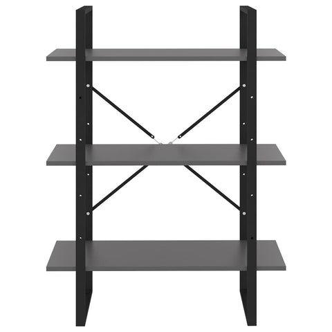vidaXL  Book Cabinet Grey 80x30x105 cm Engineered Wood