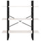 vidaXL 3-Tier Book Cabinet White 100x30x105 cm Solid Pine Wood