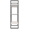 vidaXL 3-Tier Book Cabinet White 100x30x105 cm Solid Pine Wood