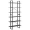 vidaXL High Cabinet Grey 100x30x210 cm Solid Pine Wood