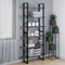vidaXL High Cabinet Grey 100x30x210 cm Solid Pine Wood