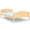 vidaXL Bed Frame without Mattress Solid Pine Wood 120x200cm