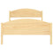 vidaXL Bed Frame without Mattress Solid Pine Wood 120x200cm