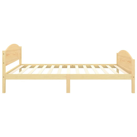 vidaXL Bed Frame without Mattress Solid Pine Wood 120x200cm