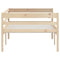vidaXL Bed Frame without Mattress Solid Pinewood 90x200 cm