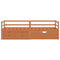 vidaXL Bed Frame with Storage without Mattress Honey Brown 90x200 cm