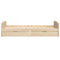 vidaXL Bed Frame without Mattress Solid Wood Pine 90x200 cm