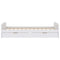 vidaXL Bed Frame without Mattress White Solid Wood Pine 90x200 cm