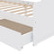vidaXL Bed Frame without Mattress White Solid Wood Pine 90x200 cm
