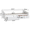 vidaXL 3-Seater Day Bed without Mattress White Solid Pinewood 90x200cm