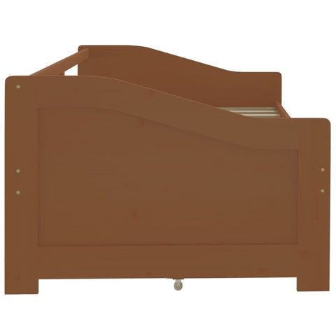 vidaXL 3-Seater Day Bed without Mattress Honey Brown Solid Pinewood 90x200cm