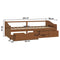 vidaXL 3-Seater Day Bed without Mattress Honey Brown Solid Pinewood 90x200cm