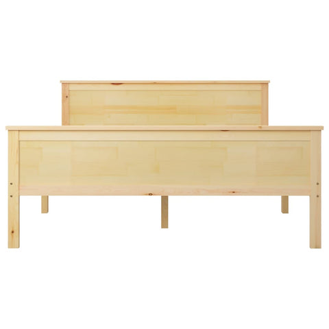 vidaXL Bed Frame without Mattress Solid Wood Pine 140x200 cm