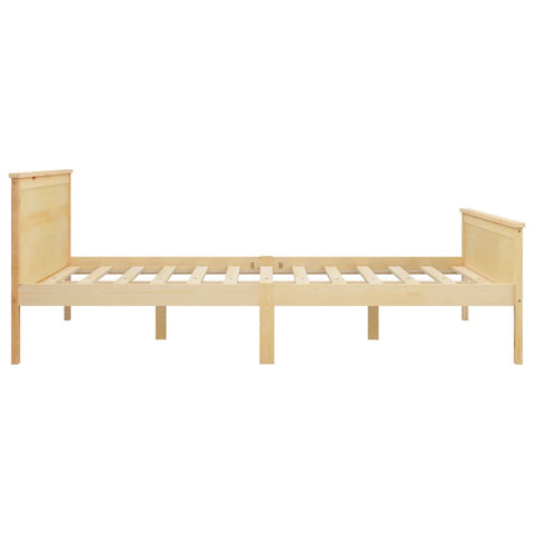 vidaXL Bed Frame without Mattress Solid Wood Pine 140x200 cm