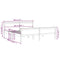 vidaXL Bed Frame without Mattress Solid Wood Pine 180x200 cm Super King