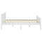 vidaXL Bed Frame without Mattress White Solid Wood Pine 160x200 cm