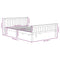 vidaXL Bed Frame without Mattress White Solid Wood Pine 160x200 cm