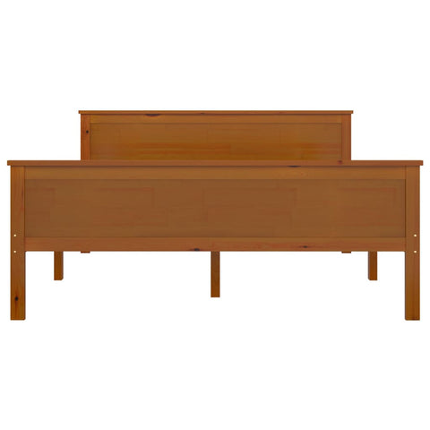 vidaXL Bed Frame without Mattress Honey Brown Solid Wood Pine 160x200cm