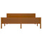 vidaXL Bed Frame without Mattress Honey Brown Solid Wood Pine 200x200cm