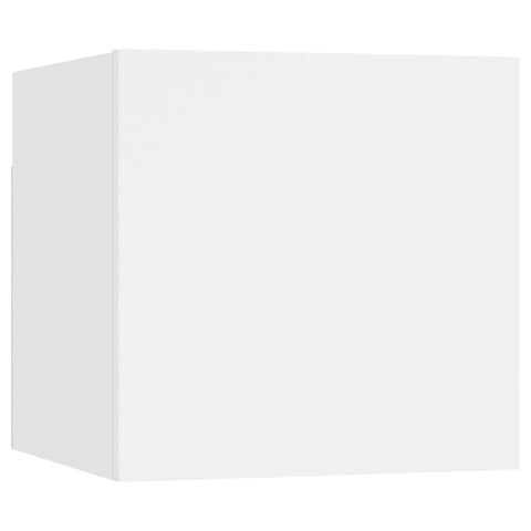 vidaXL Bedside Cabinet White 30.5x30x30 cm Engineered Wood