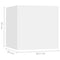 vidaXL Bedside Cabinets 2 pcs White 30.5x30x30 cm Engineered Wood