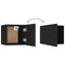 vidaXL Bedside Cabinets 2 pcs Black 30.5x30x30 cm Engineered Wood