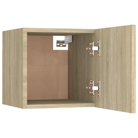 vidaXL Bedside Cabinet Sonoma Oak 30.5x30x30 cm Engineered Wood