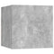 vidaXL Bedside Cabinet Concrete Grey 30.5x30x30 cm Engineered Wood