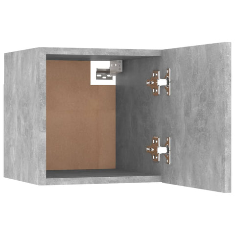vidaXL Bedside Cabinet Concrete Grey 30.5x30x30 cm Engineered Wood