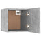 vidaXL Bedside Cabinet Concrete Grey 30.5x30x30 cm Engineered Wood