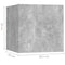 vidaXL Bedside Cabinets 2 pcs Concrete Grey 30.5x30x30 cm Engineered Wood