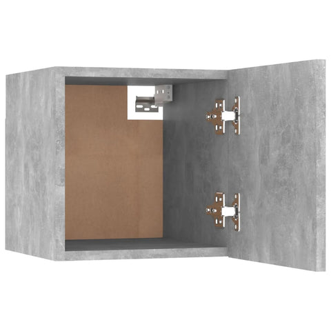 vidaXL Bedside Cabinets 2 pcs Concrete Grey 30.5x30x30 cm Engineered Wood