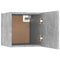 vidaXL Bedside Cabinets 2 pcs Concrete Grey 30.5x30x30 cm Engineered Wood