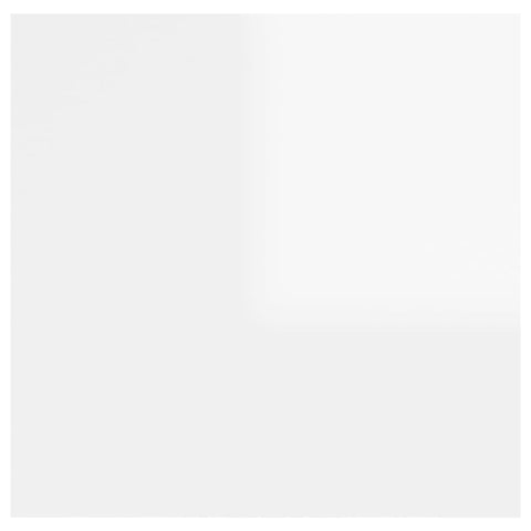vidaXL Bedside Cabinet High Gloss White 30.5x30x30 cm Engineered Wood