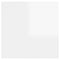 vidaXL Bedside Cabinet High Gloss White 30.5x30x30 cm Engineered Wood