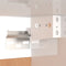 vidaXL Bedside Cabinet High Gloss White 30.5x30x30 cm Engineered Wood