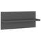 vidaXL Wall Shelf 4 pcs Grey 40x11.5x18 cm Engineered Wood