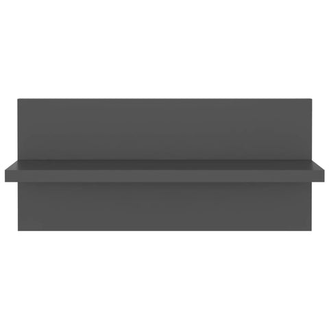 vidaXL Wall Shelf 4 pcs Grey 40x11.5x18 cm Engineered Wood