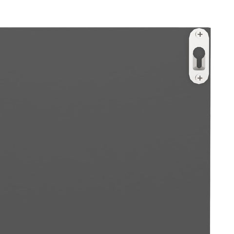 vidaXL Wall Shelf 4 pcs Grey 40x11.5x18 cm Engineered Wood