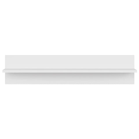 vidaXL Wall Shelf 2 pcs White 80x11.5x18 cm Engineered Wood