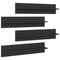 vidaXL Wall Shelf 4 pcs Grey 80x11.5x18 cm Engineered Wood
