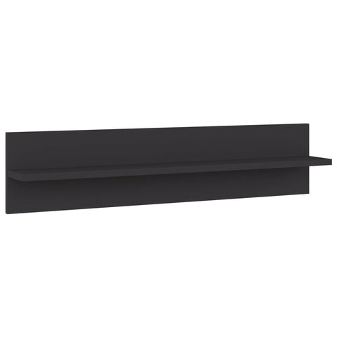 vidaXL Wall Shelf 4 pcs Grey 80x11.5x18 cm Engineered Wood