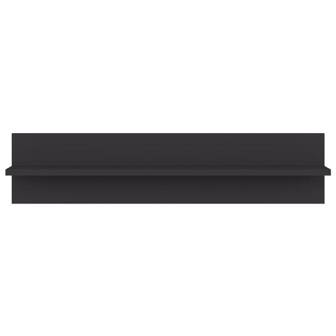 vidaXL Wall Shelf 4 pcs Grey 80x11.5x18 cm Engineered Wood